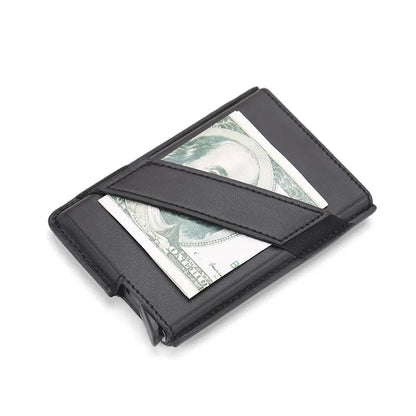 Smart Minimalist Metal Thin Pop-upable Wallet