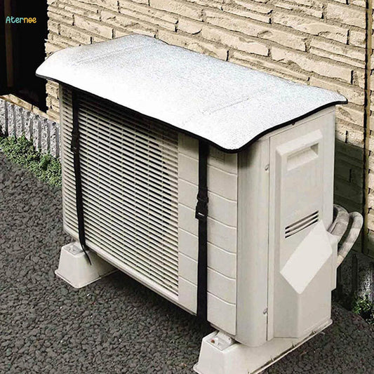 Ac Outdoor Unit Protector Heat Insulation Sunlight Shade Protector from Dust With Adjustable Buckle Rain Cover