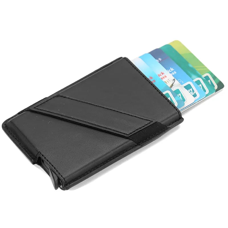 Smart Minimalist Metal Thin Pop-upable Wallet