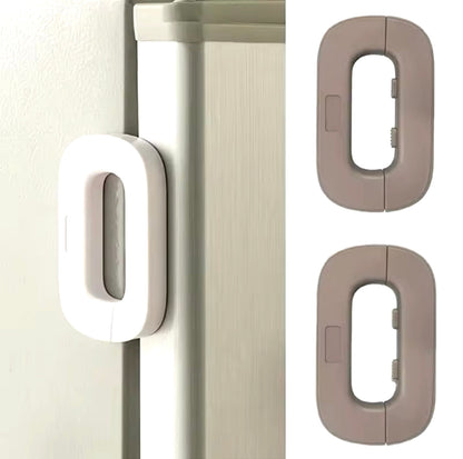 (Two)Multifunctional Fridge Door Drawer Lock, Household Refrigerator Lock, Baby Security Cabinet Lock