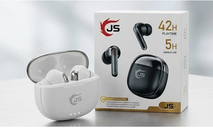 (JS)Premium Wireless Earbuds – Crystal Clear Sound &amp; Long Battery Life Experience powerful sound with these premium wireless earbuds