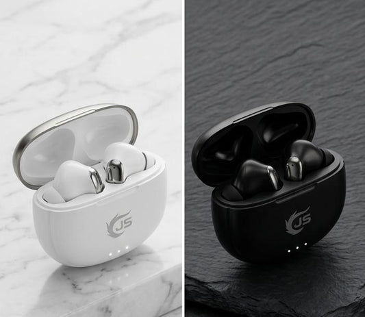 (JS)Premium Wireless Earbuds – Crystal Clear Sound &amp; Long Battery Life Experience powerful sound with these premium wireless earbuds