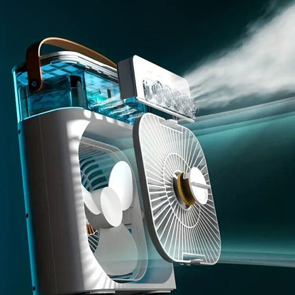 3 In 1 Portable Fan Air Conditioner, Desktop Electric Fan Air Cooler, USB Air Cooler Fan, Mini Air Freshener Cooling Fan