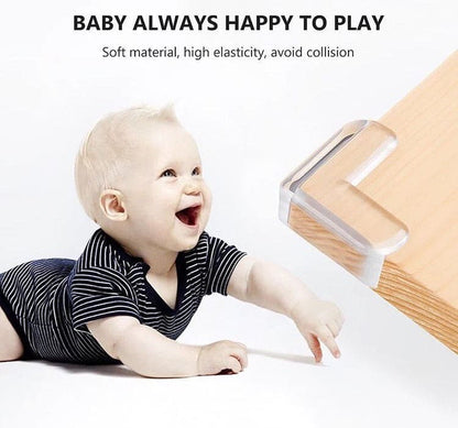 Set of 4 Baby Silicone Table Corner Protector, Furniture Edge Corner Protector