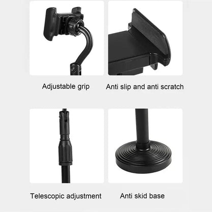 Telescopic Mobile Holder, Live Selfie Mobile Phone Holder, Adjustable Bracket Phone Holder