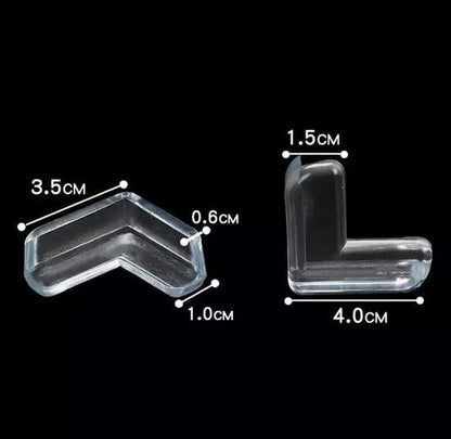 Set of 4 Baby Silicone Table Corner Protector, Furniture Edge Corner Protector