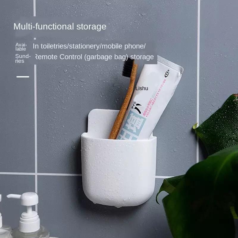 (Two)Self-Adhesive Remote Control Storage Box, Phone Charging Station