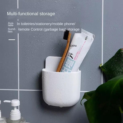(Two)Self-Adhesive Remote Control Storage Box, Phone Charging Station