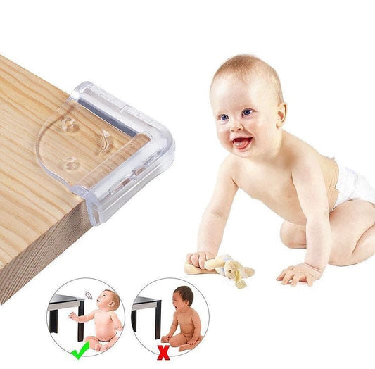 Set of 4 Baby Silicone Table Corner Protector, Furniture Edge Corner Protector
