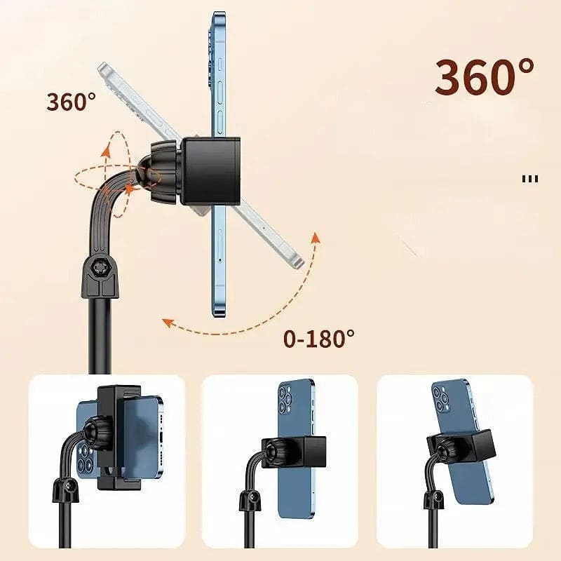 Telescopic Mobile Holder, Live Selfie Mobile Phone Holder, Adjustable Bracket Phone Holder