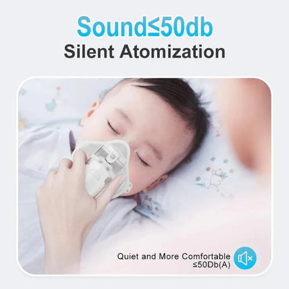 Portable Nebulizer For Asthma – Compact Inhaler Nebulizer Machine For Kids And Adults | Medical Grade Steam Therapy Device For Easy Breathing Relief