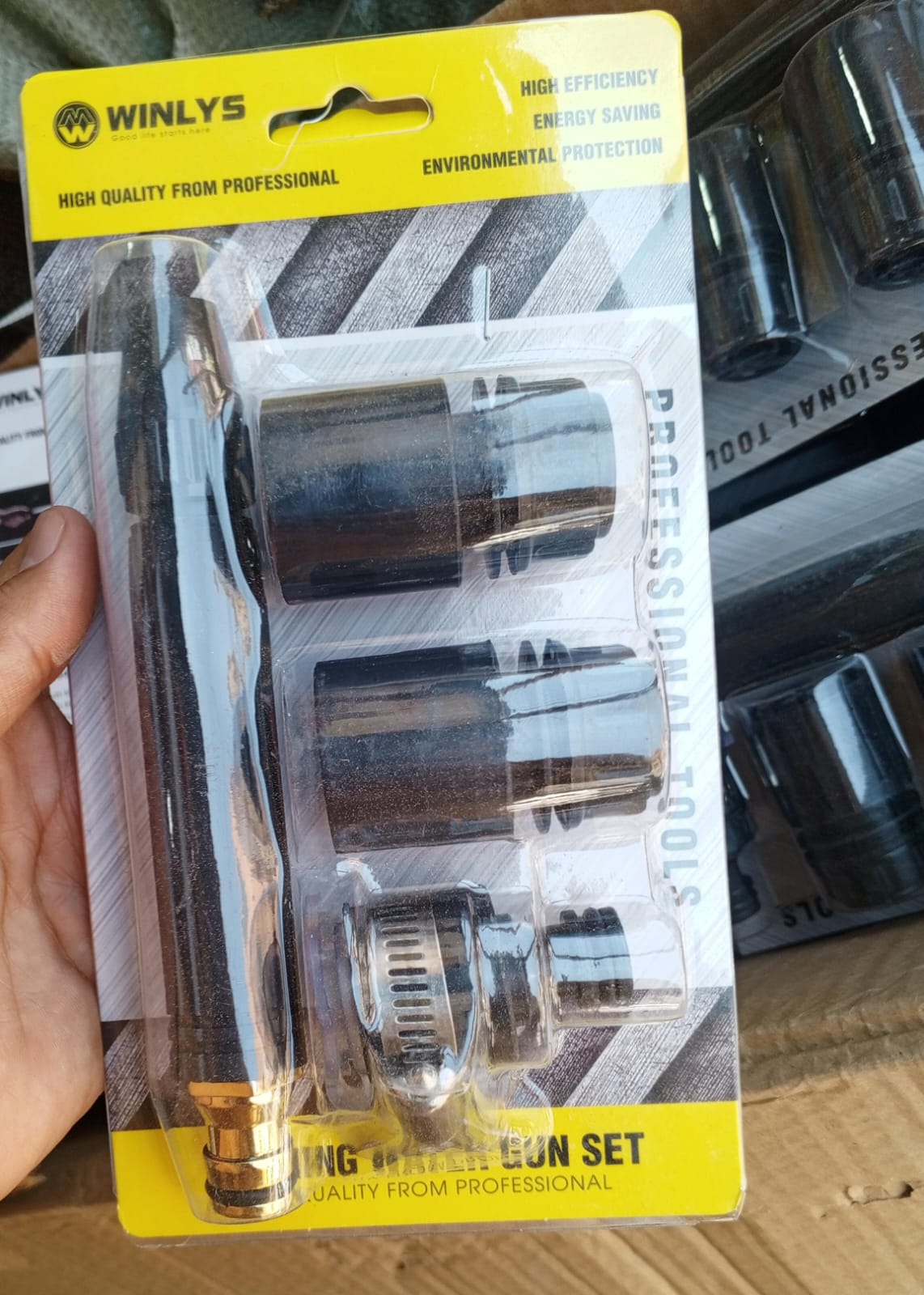Plastic High Pressure Washer Gun Nozzle Set – Quick Connect Spray Tips for Car Wash